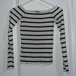Off Shoulder Long Sleeve Top